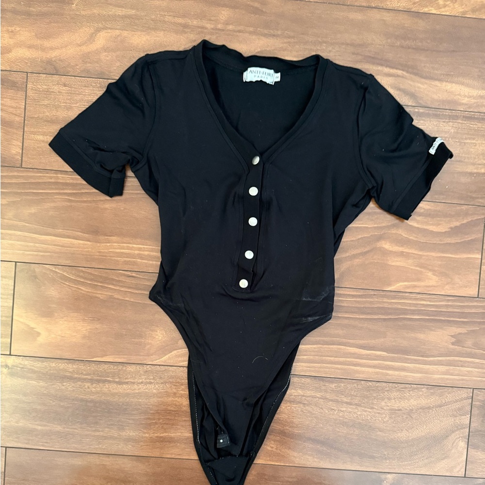 Black One Piece Bodysuit